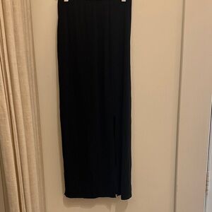 Chic Black Maxi Skirt